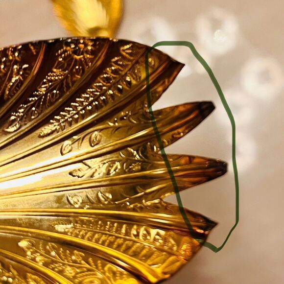 Vintage William Adams Sheffield England Serving Spoon Set Silverplate Gold Wash - Picture 9 of 10